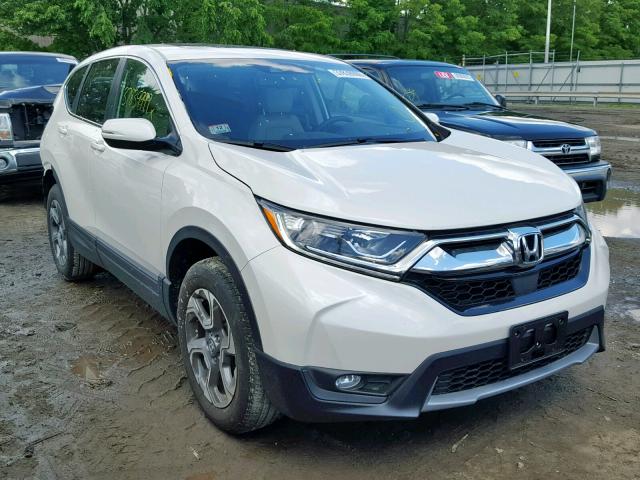 2HKRW2H83JH687765 - 2018 HONDA CR-V EXL WHITE photo 1