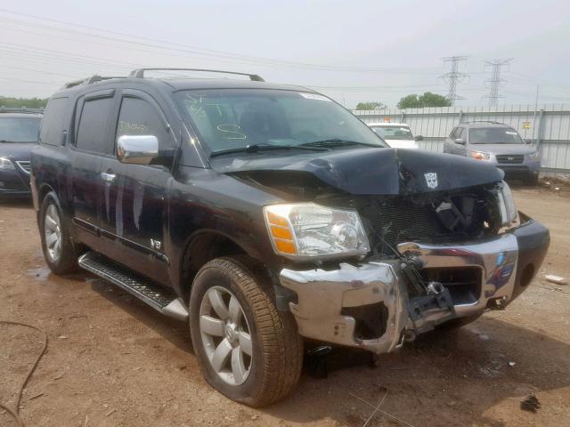 5N1AA08B35N714315 - 2005 NISSAN ARMADA SE BLACK photo 1