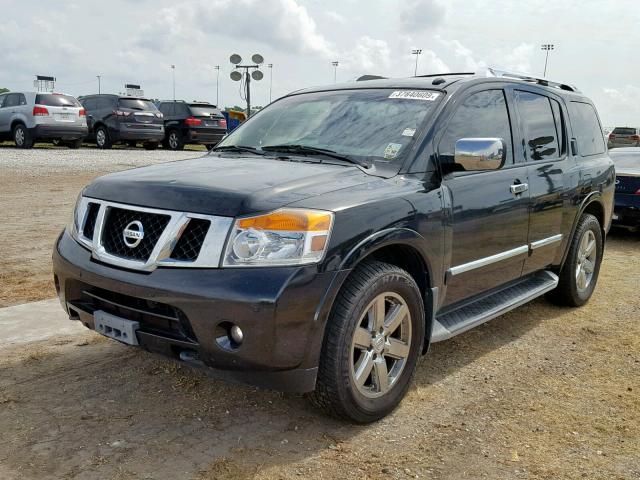 5N1BA0NF0DN601805 - 2013 NISSAN ARMADA PLA BLACK photo 2