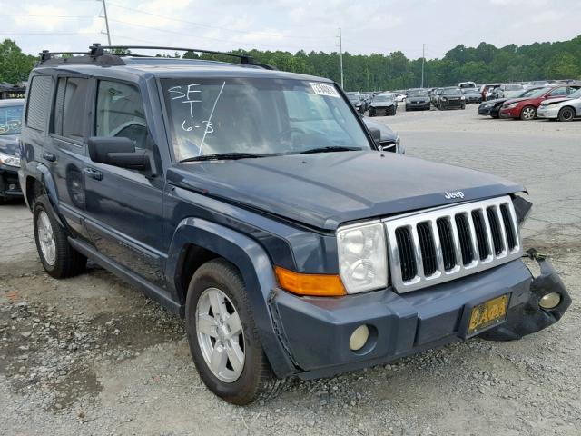 1J8HH48K67C520956 - 2007 JEEP COMMANDER BLUE photo 1
