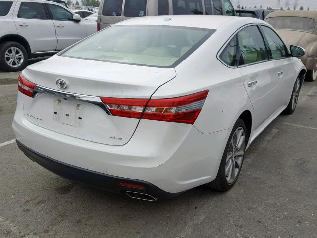 4T1BK1EBXEU106308 - 2014 TOYOTA AVALON BAS WHITE photo 4