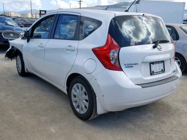 3N1CE2CP5EL391288 - 2014 NISSAN VERSA NOTE WHITE photo 3