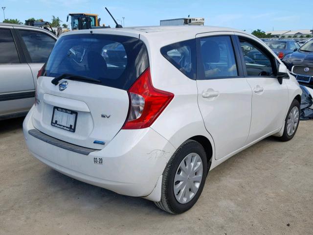 3N1CE2CP5EL391288 - 2014 NISSAN VERSA NOTE WHITE photo 4