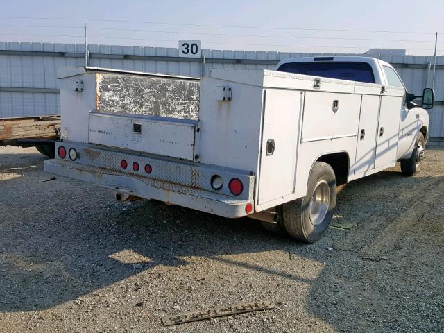 1FDWF36P84EB87748 - 2004 FORD F350 SUPER WHITE photo 4