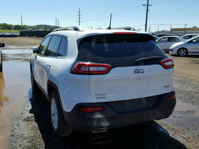 1C4PJMCS9FW788007 - 2015 JEEP CHEROKEE L WHITE photo 3