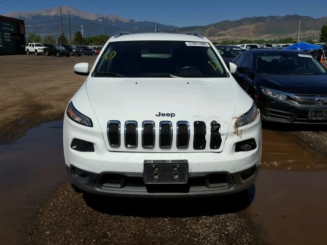 1C4PJMCS9FW788007 - 2015 JEEP CHEROKEE L WHITE photo 9