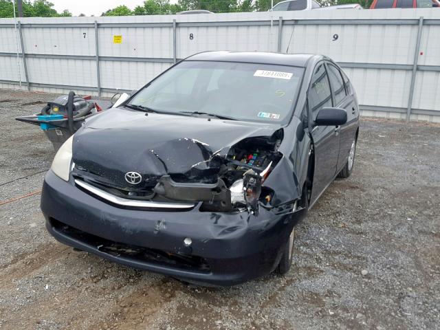 JTDKB20U487714041 - 2008 TOYOTA PRIUS BLACK photo 2