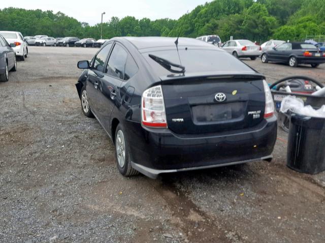 JTDKB20U487714041 - 2008 TOYOTA PRIUS BLACK photo 3