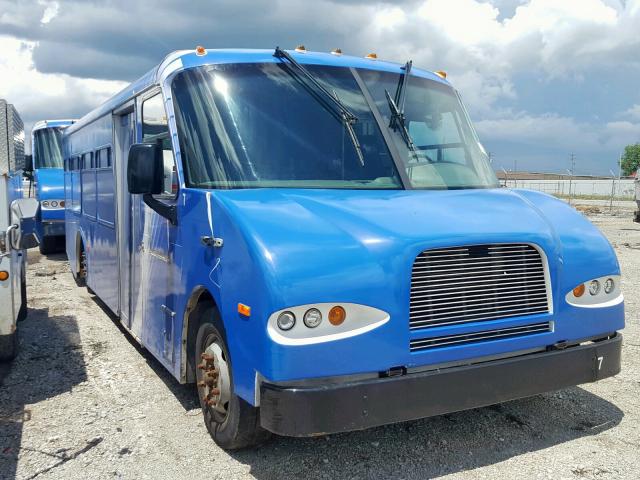 5B4LP152473423171 - 2007 WORKHORSE CUSTOM CHASSIS BUS CHASSI BLUE photo 1