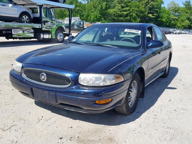 1G4HP54K724221285 - 2002 BUICK LESABRE CU BLUE photo 2