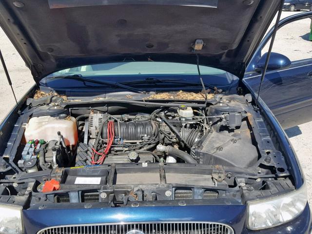 1G4HP54K724221285 - 2002 BUICK LESABRE CU BLUE photo 7