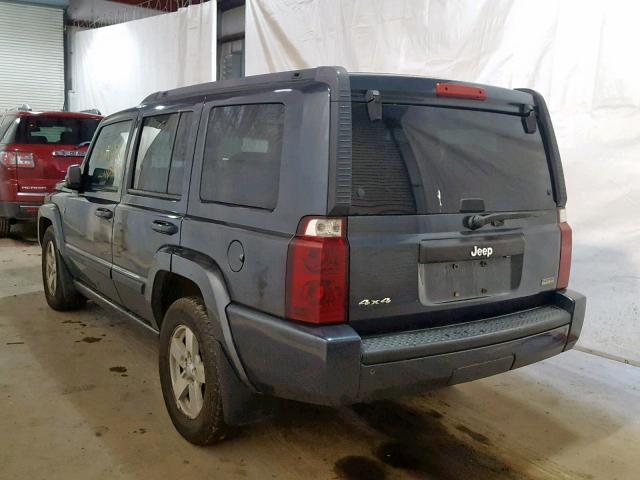 1J8HG48N08C172098 - 2008 JEEP COMMANDER 蓝色 照片 3