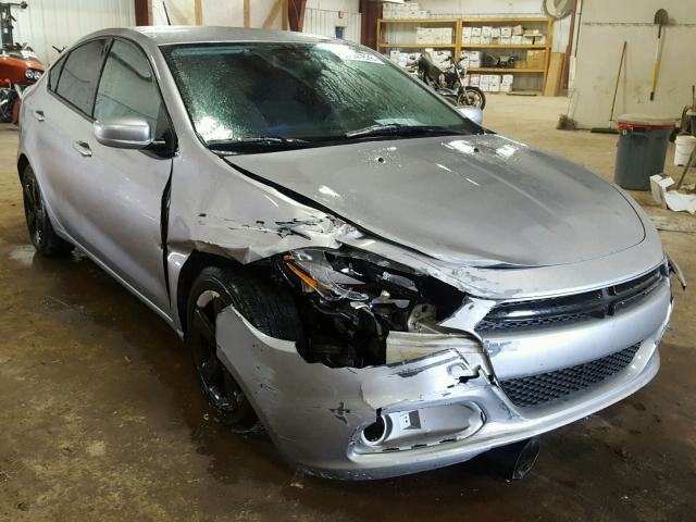 1C3CDFBB5FD301260 - 2015 DODGE DART SXT SILVER photo 1