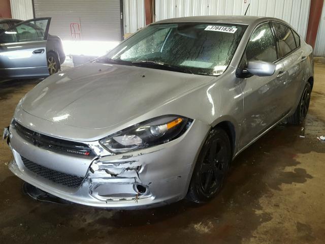 1C3CDFBB5FD301260 - 2015 DODGE DART SXT SILVER photo 2