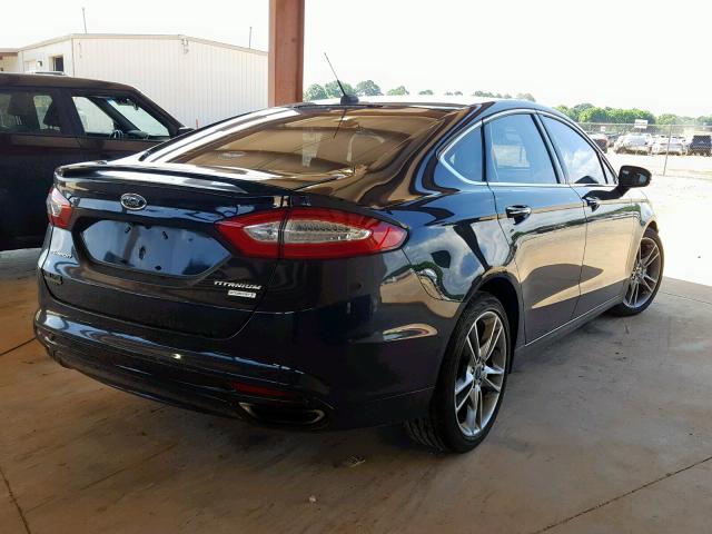 3FA6P0K93ER238925 - 2014 FORD FUSION TIT BLACK photo 4