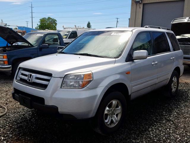 5FNYF18288B030292 - 2008 HONDA PILOT VP SILVER photo 2