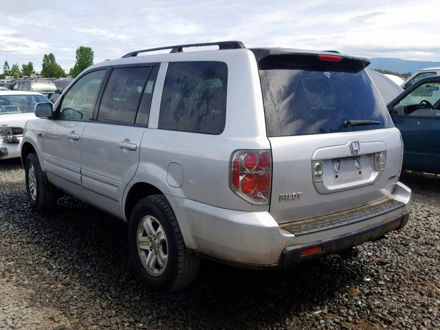 5FNYF18288B030292 - 2008 HONDA PILOT VP SILVER photo 3