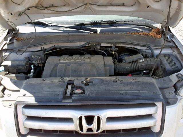 5FNYF18288B030292 - 2008 HONDA PILOT VP SILVER photo 7