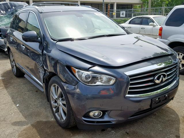 5N1AL0MM2DC313074 - 2013 INFINITI JX35 GRAY photo 1