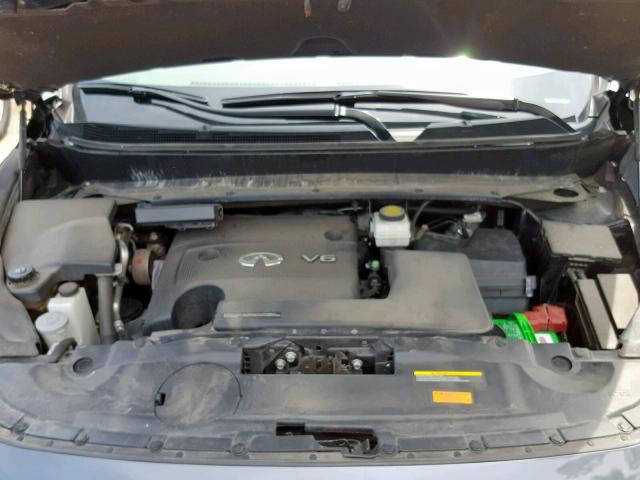 5N1AL0MM2DC313074 - 2013 INFINITI JX35 GRAY photo 7