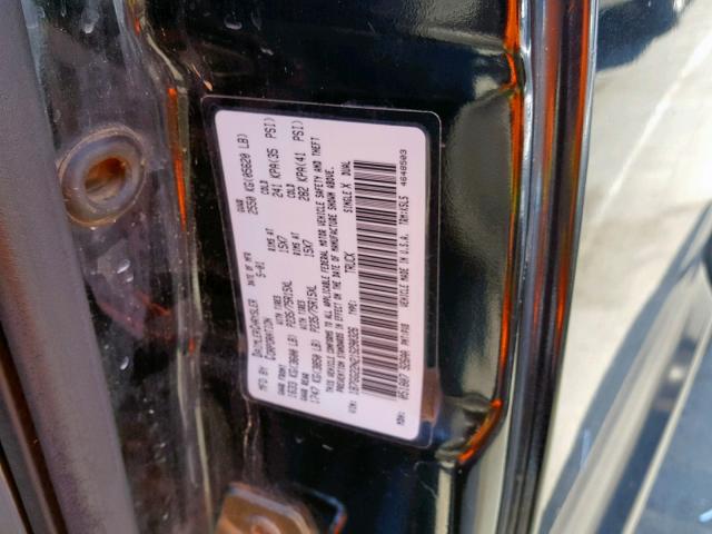 1B7GG22N21S290326 - 2001 DODGE DAKOTA BLACK photo 10