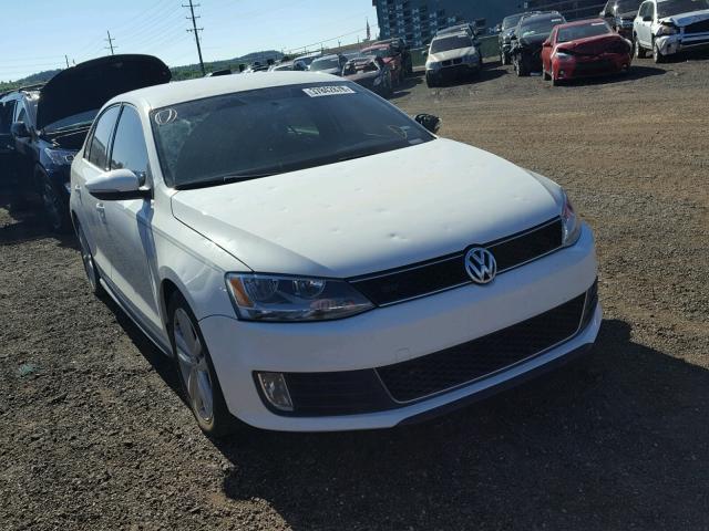 3VW467AJ1CM129606 - 2012 VOLKSWAGEN JETTA GLI WHITE photo 1