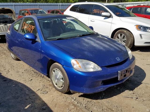 JHMZE14761T003313 - 2001 HONDA INSIGHT BLUE photo 1