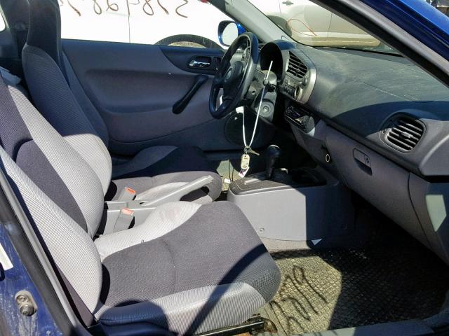 JHMZE14761T003313 - 2001 HONDA INSIGHT BLUE photo 5