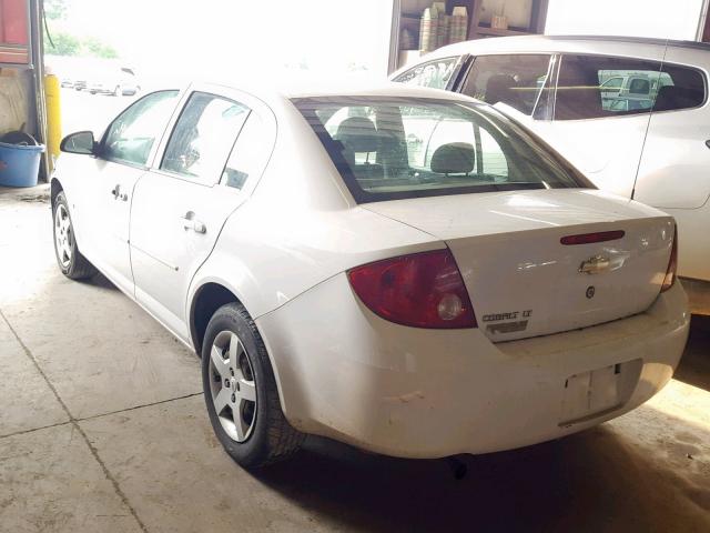 1G1AL55F177227679 - 2007 CHEVROLET COBALT LT WHITE photo 3