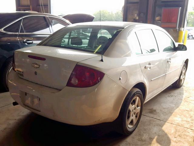 1G1AL55F177227679 - 2007 CHEVROLET COBALT LT WHITE photo 4