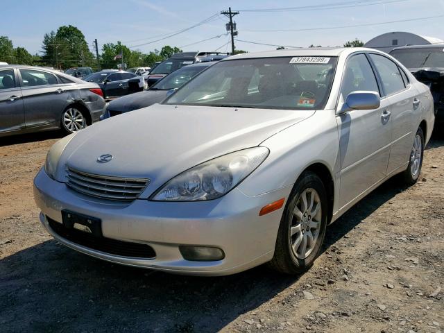 JTHBA30G645027747 - 2004 LEXUS ES 330 SILVER photo 2