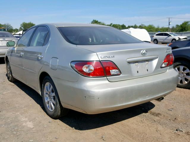 JTHBA30G645027747 - 2004 LEXUS ES 330 SILVER photo 3