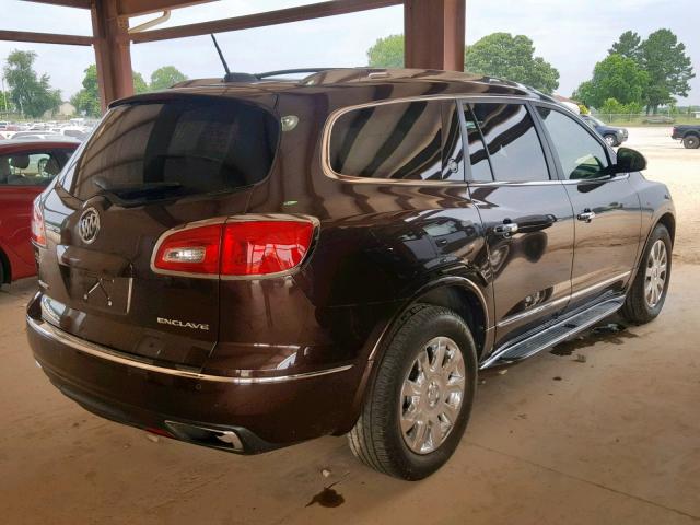 5GAKRCKD8GJ298643 - 2016 BUICK ENCLAVE BROWN photo 4