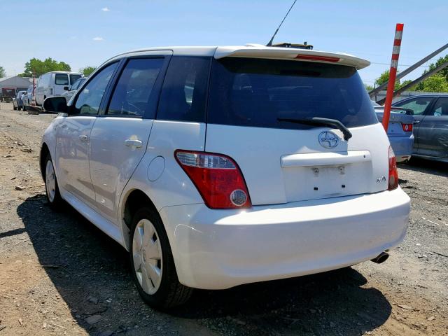 JTKKT624465007623 - 2006 TOYOTA SCION XA WHITE photo 3