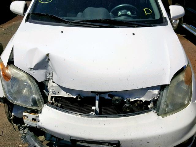 JTKKT624465007623 - 2006 TOYOTA SCION XA WHITE photo 7