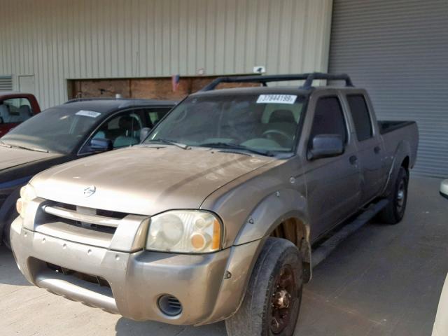 1N6ED29X63C422604 - 2003 NISSAN FRONTIER C GRAY photo 2