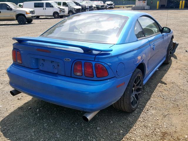 1FAFP42X2WF216340 - 1998 FORD MUSTANG GT BLUE photo 4