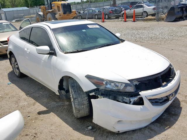 1HGCS1B88CA013854 - 2012 HONDA ACCORD EXL WHITE photo 1