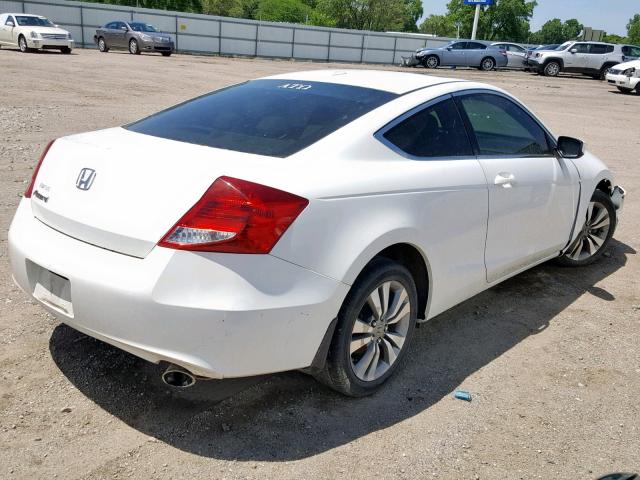 1HGCS1B88CA013854 - 2012 HONDA ACCORD EXL WHITE photo 4