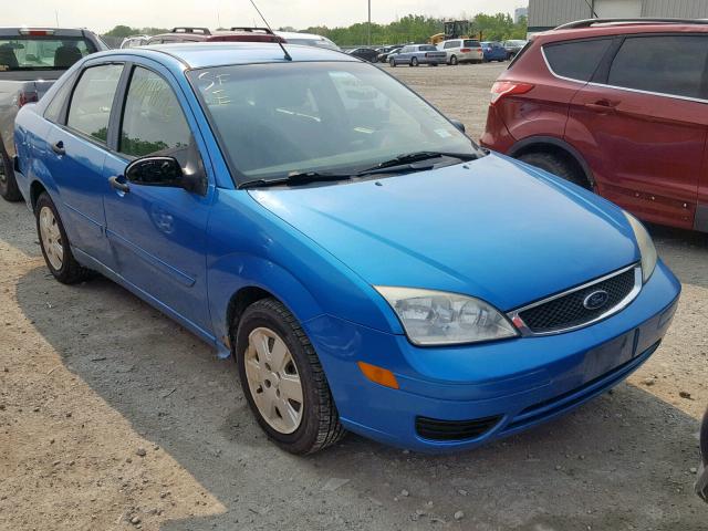 1FAFP34N77W338196 - 2007 FORD FOCUS ZX4 BLUE photo 1