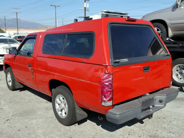 1N6SD11S3TC312543 - 1996 NISSAN TRUCK BASE RED photo 3