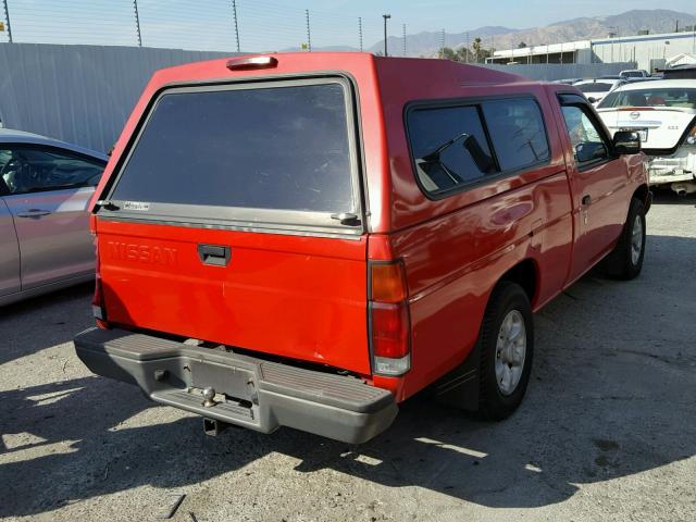 1N6SD11S3TC312543 - 1996 NISSAN TRUCK BASE RED photo 4