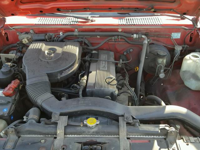 1N6SD11S3TC312543 - 1996 NISSAN TRUCK BASE RED photo 7