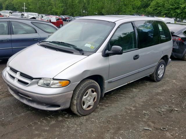 2B4FP25B1YR662115 - 2000 DODGE CARAVAN SILVER photo 2