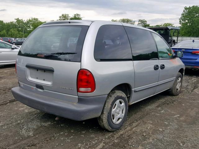 2B4FP25B1YR662115 - 2000 DODGE CARAVAN SILVER photo 4