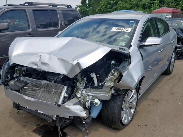 1G4GB5G36GF267006 - 2016 BUICK LACROSSE SILVER photo 2