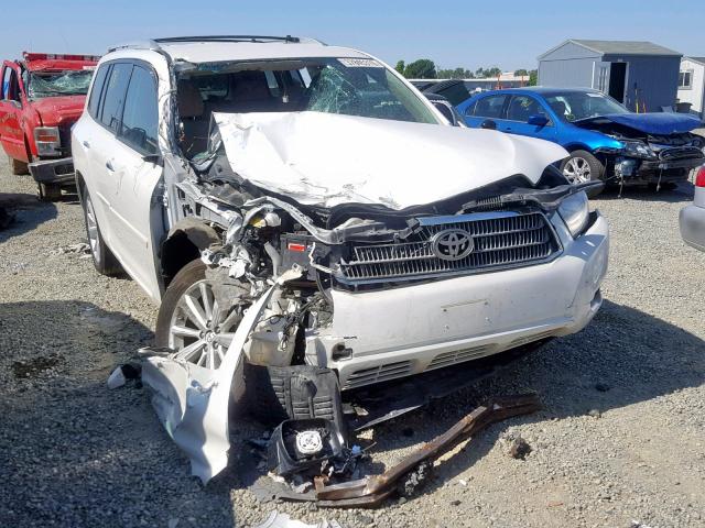 JTEBW3EH8A2047222 - 2010 TOYOTA HIGHLANDER WHITE photo 1