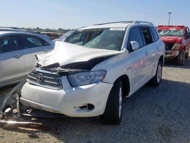 JTEBW3EH8A2047222 - 2010 TOYOTA HIGHLANDER WHITE photo 2