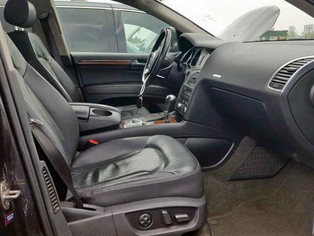 WA1BY74L17D042009 - 2007 AUDI Q7 3.6 QUA GRAY photo 5