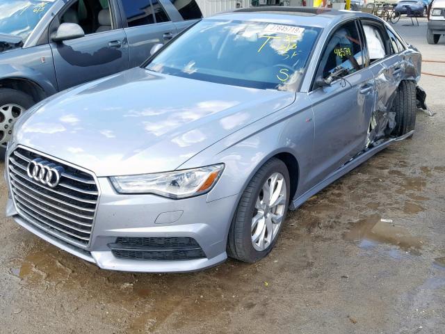 WAUC8AFC2HN043862 - 2017 AUDI A6 PREMIUM GRAY photo 2